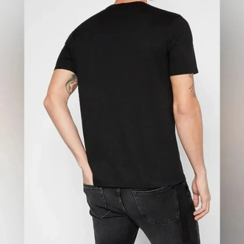 EXPRESS | NWT Black Shaded Floral Graphic Pocket T-Shirt sz S - Picture 5 of 10